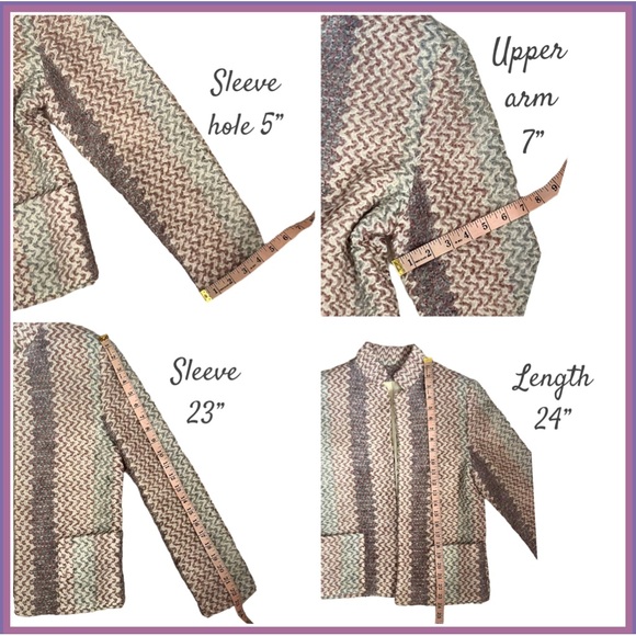 Vintage Coatree Jacket Woven Mohair Blend Union Made in USA Women's Small - Picture 7 of 9